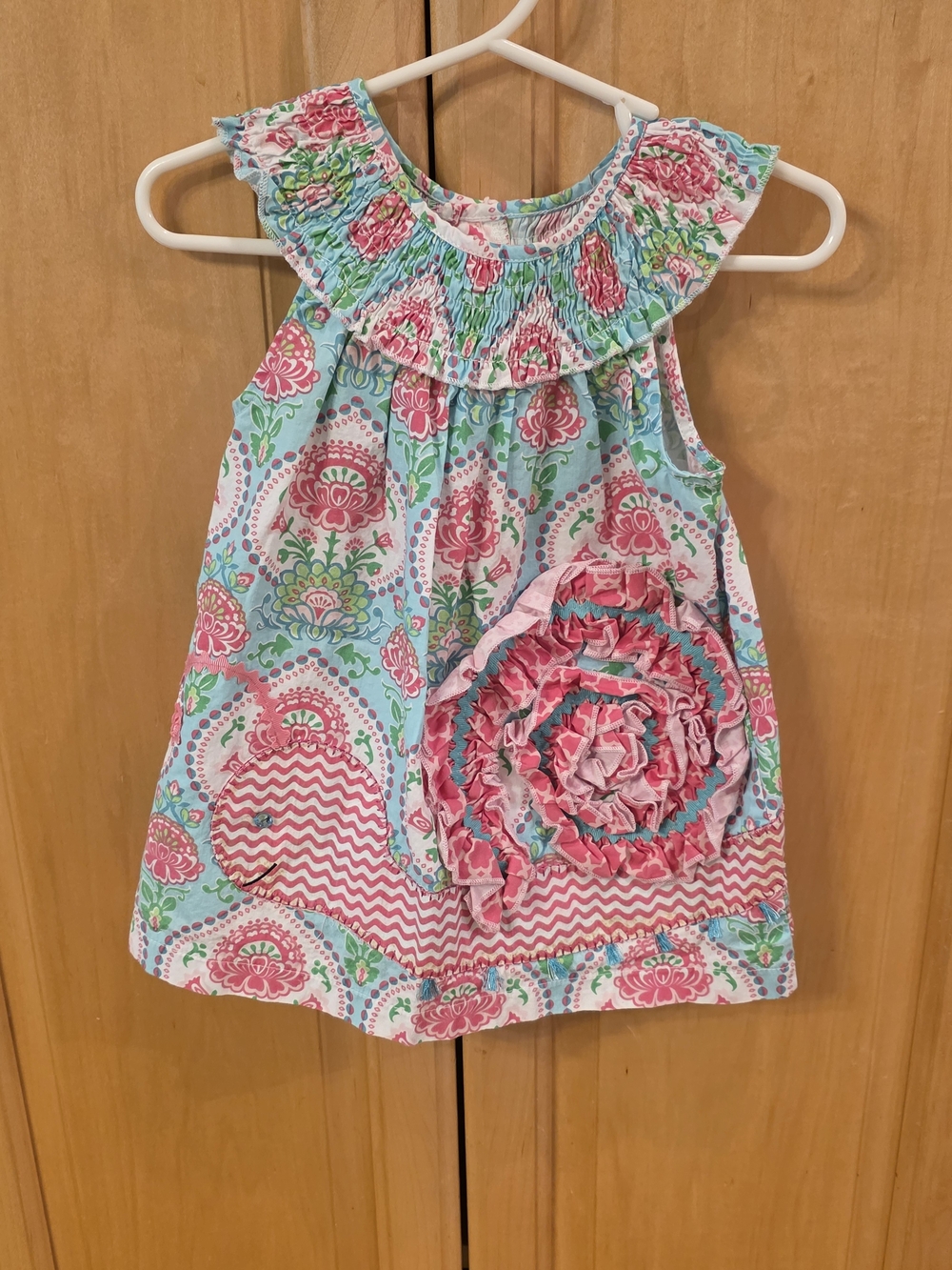Mud Pie Floral Snail Dress